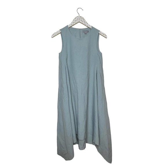 Cos Womens Dress Handkerchief Size 2 Raw Hem Pockets - Picture 1 of 6